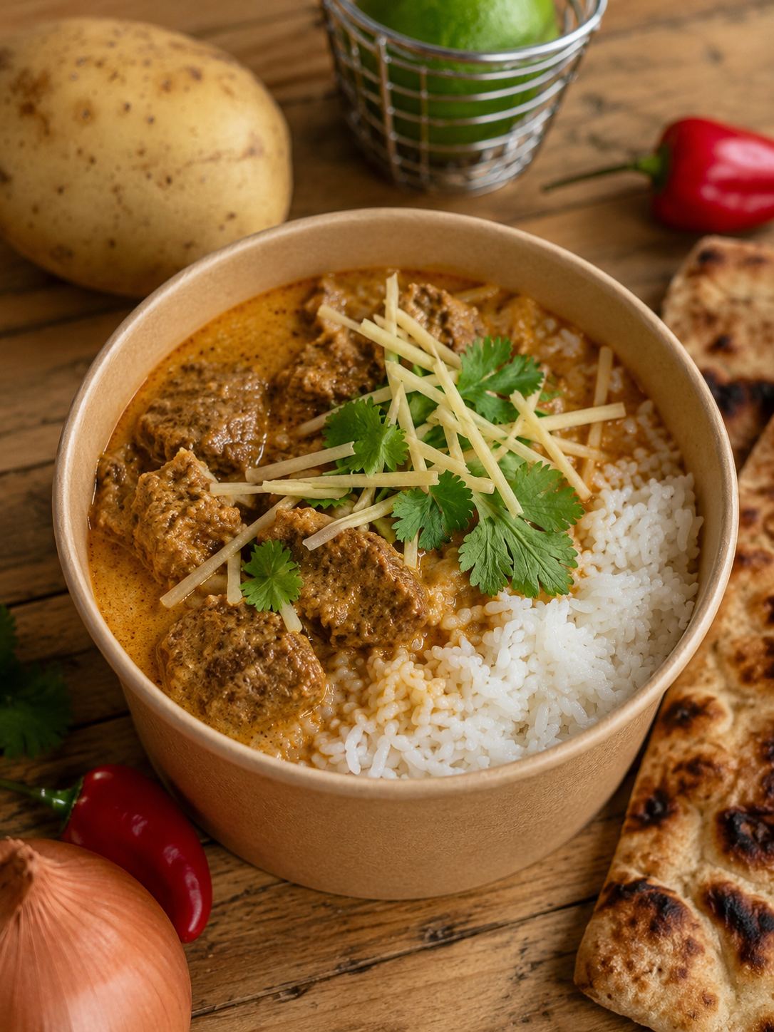Beef Rendang curry bowl